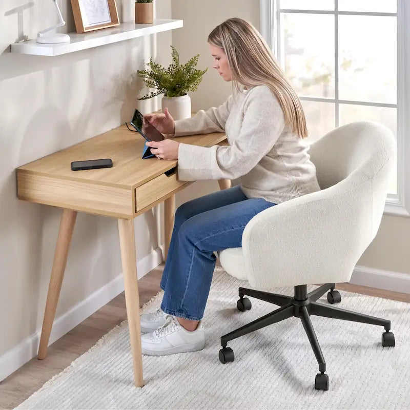 Mid Century Modern Desk Chair for Home Office