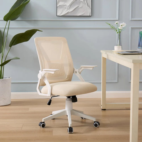 Javlergo Office Chair Mid Back Swivel Lumbar Support Desk Chair, Computer Ergonomic Mesh Chair with Armrest