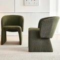 Barrel Dining Sofa Chairs Upholstered - Fully Wrapped