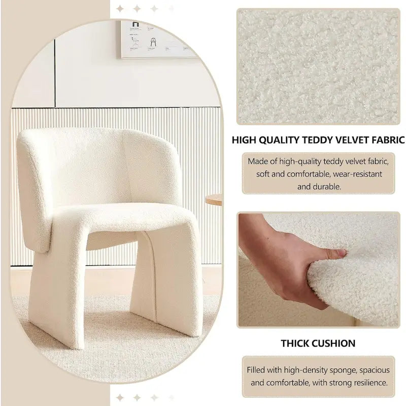 Barrel Dining Sofa Chairs Upholstered - Fully Wrapped