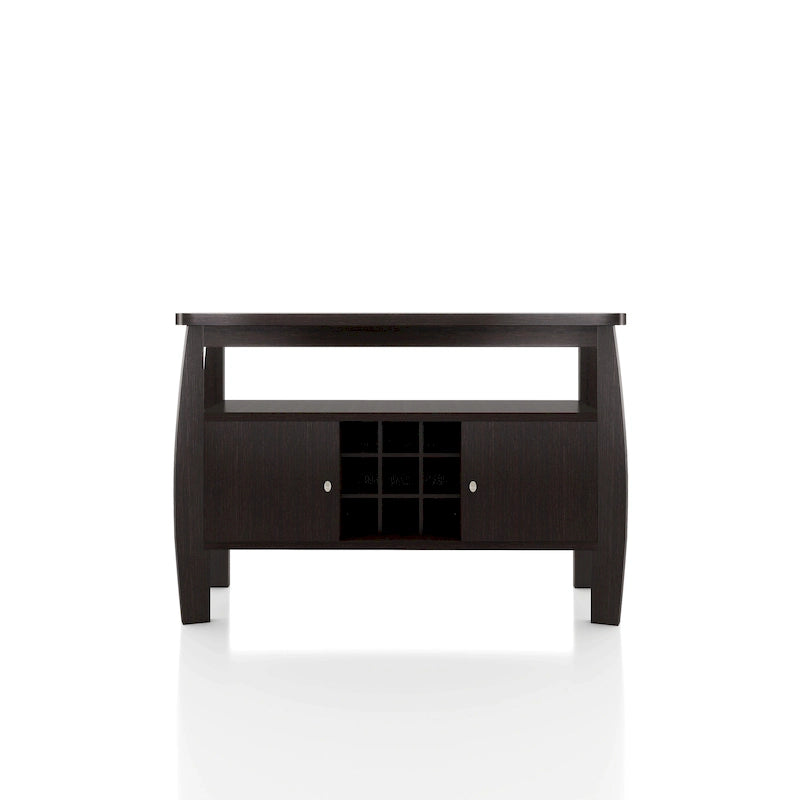 51-inch Cappuccino 1-Shelf Buffet Table