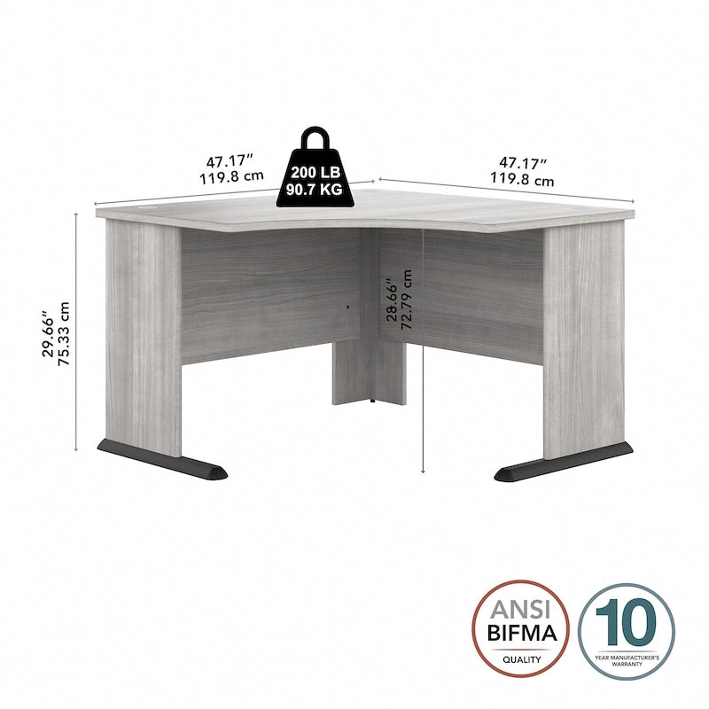 48W Corner Computer Desk