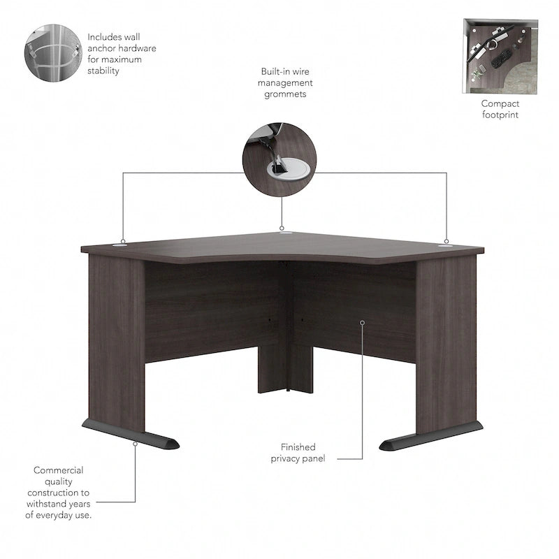 48W Corner Computer Desk