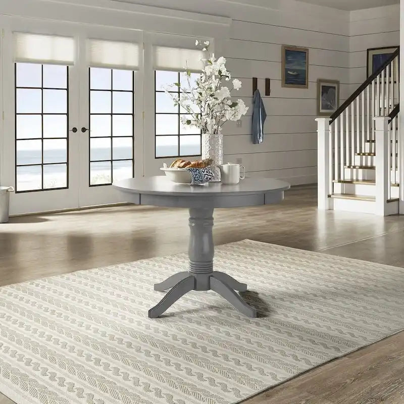 Round Pedestal Base Dining Table