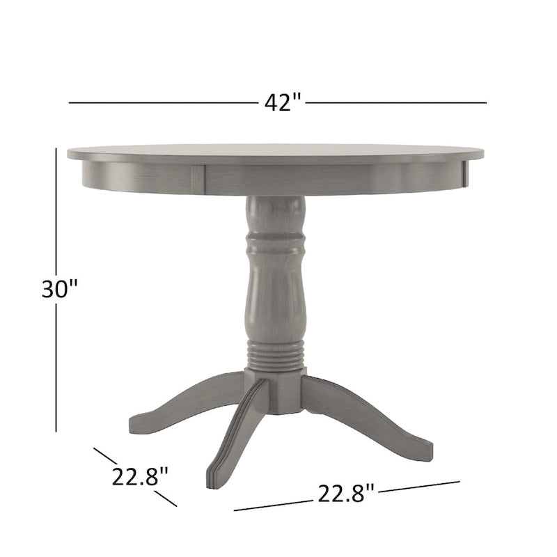 Round Pedestal Base Dining Table