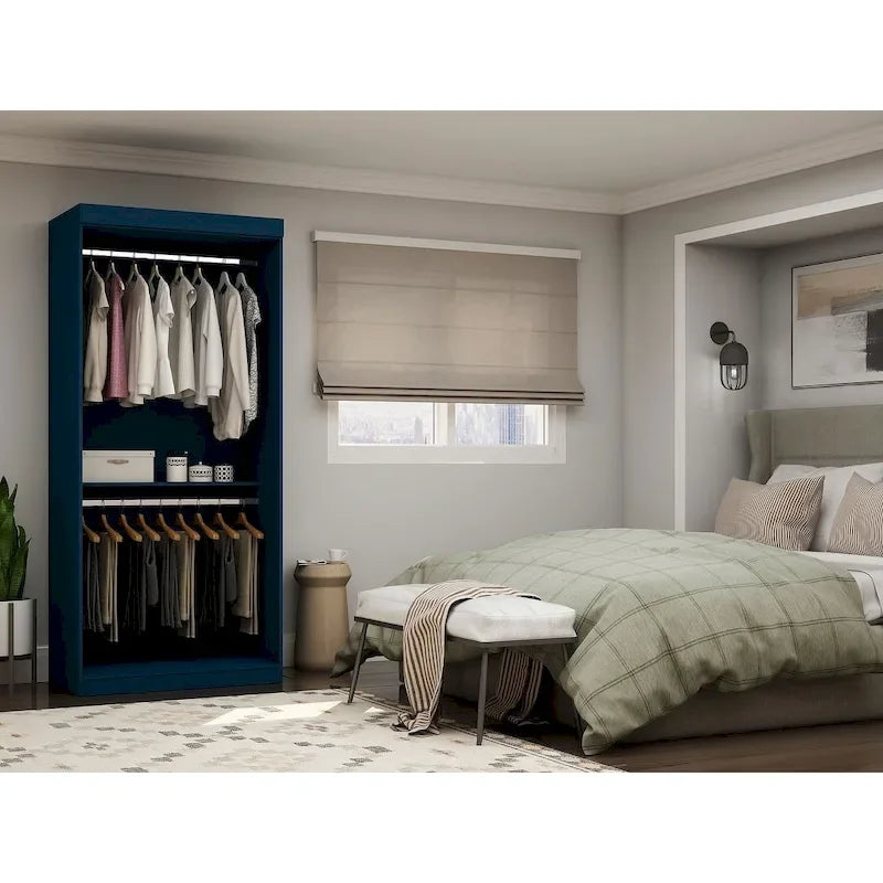 68W Queen Murphy Bed with Desk for Guest Room