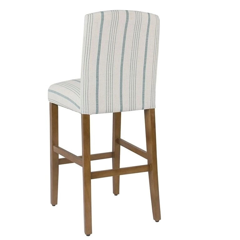 Classic Parsons High Back 29 Barstool - Blue Calypso Stripe
