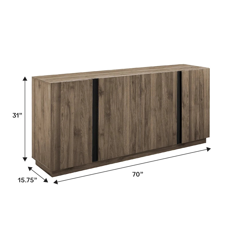 70-inch Minimal 4-Door Buffet