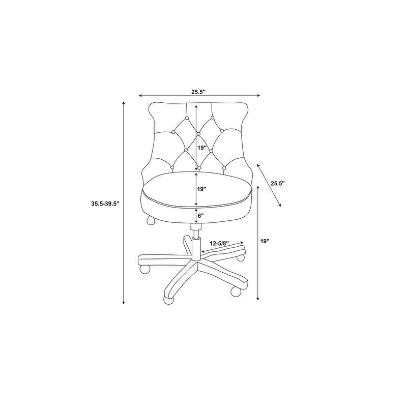 Adjustable Swivel High Back Task Chair
