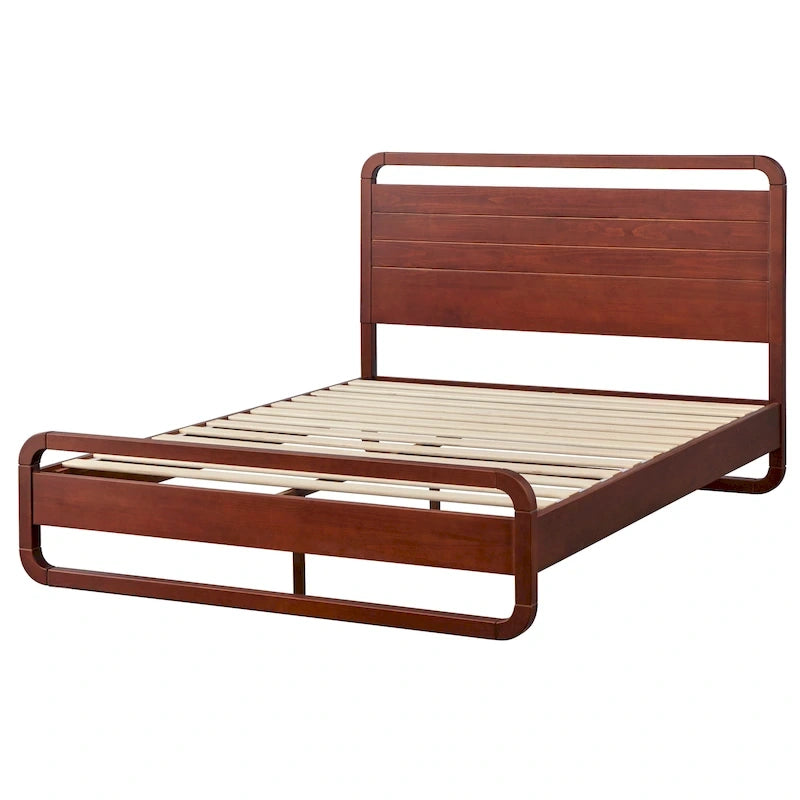 Solid Wood Queen Platform Bed