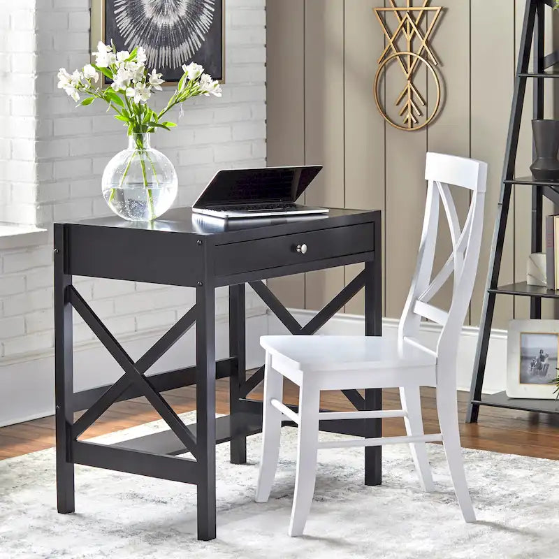 X-Frame Farmhouse Wood Desk