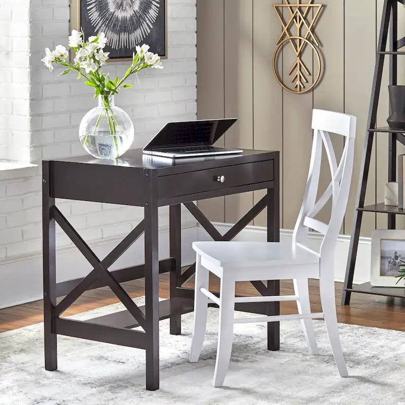 X-Frame Farmhouse Wood Desk