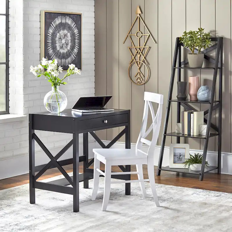 X-Frame Farmhouse Wood Desk