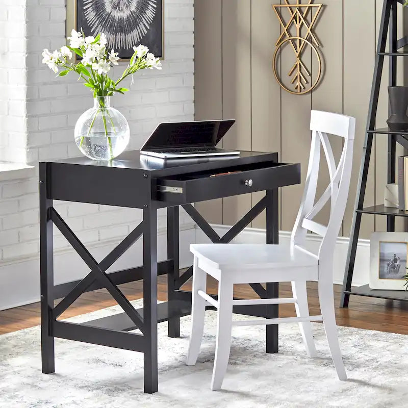 X-Frame Farmhouse Wood Desk