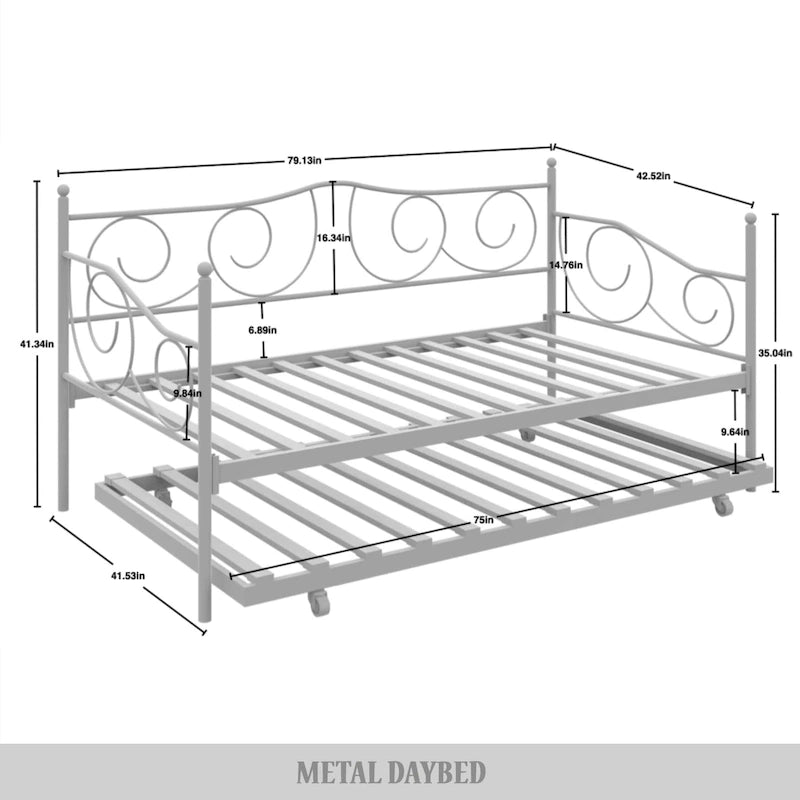 V-Channel Headboard Storage Platform Bed