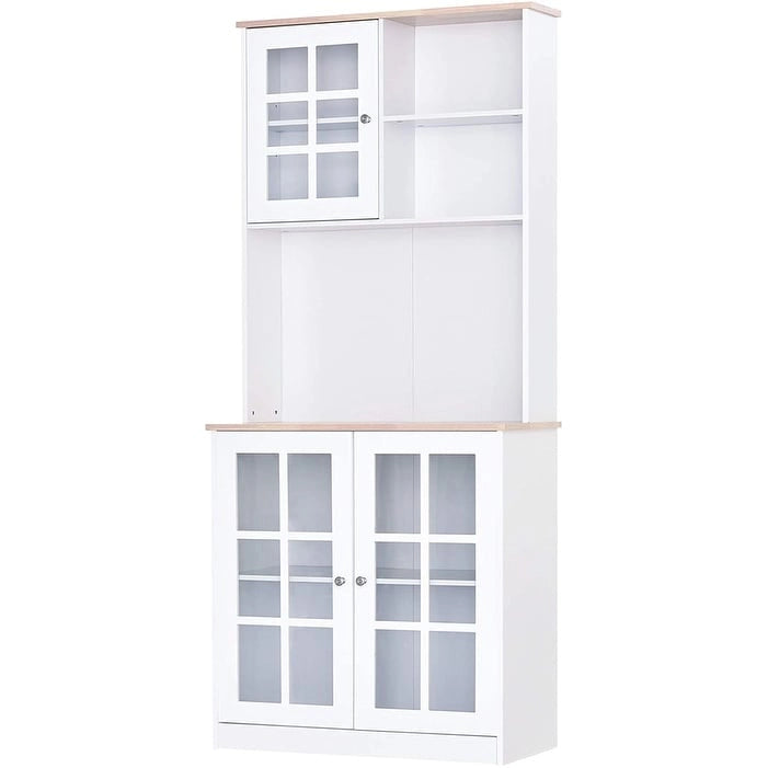 72-inch Transitional Kitchen Cabinet Pantry
