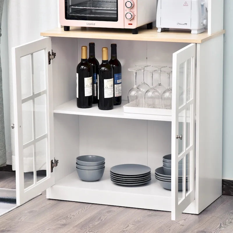 72-inch Transitional Kitchen Cabinet Pantry