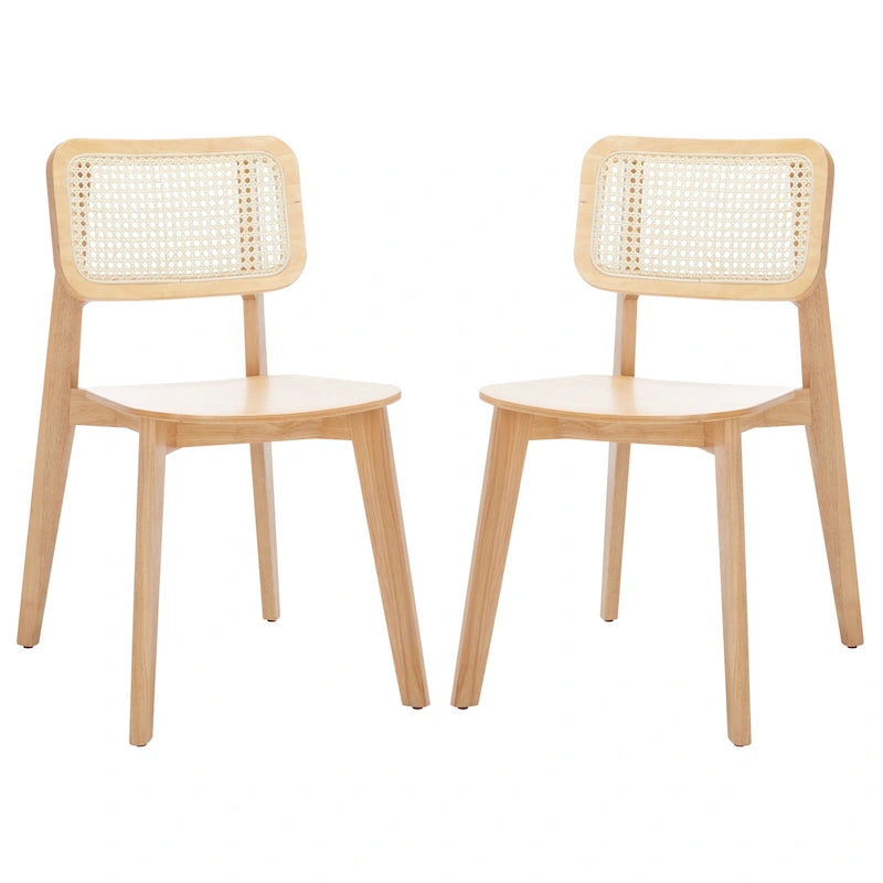 Cane Dining Chair - 17W x 20D x 32H