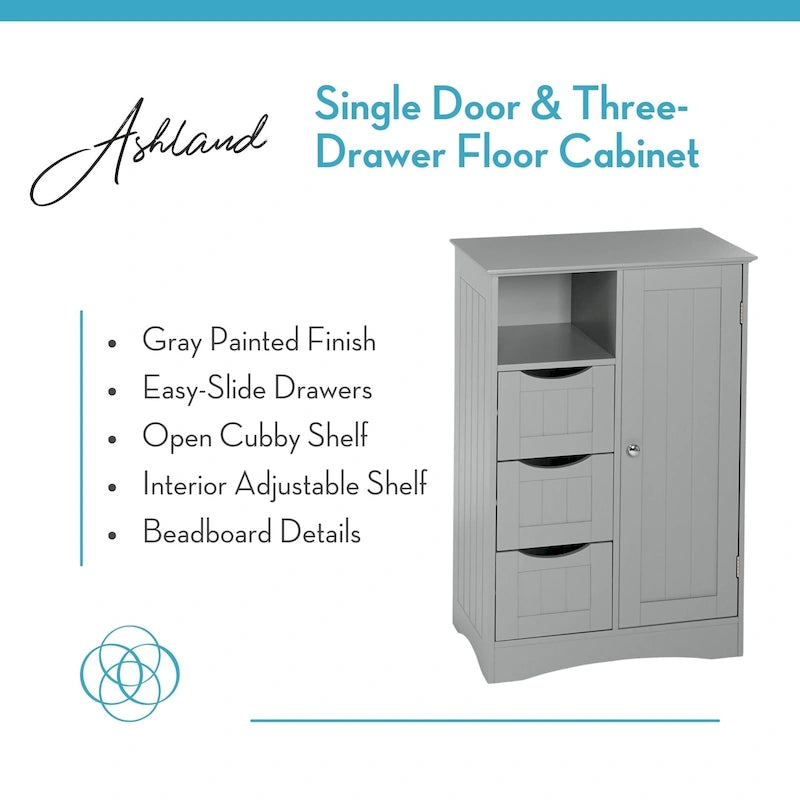 Writing Computer Desk with Removable Floating Organizer and 4 Drawers, Pine Wood Legs