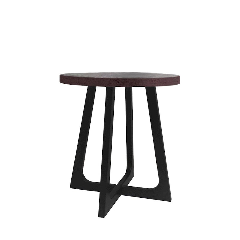 End Table 20 Inch Round Side Table Modern Living Room Small Coffee Table Nightstand