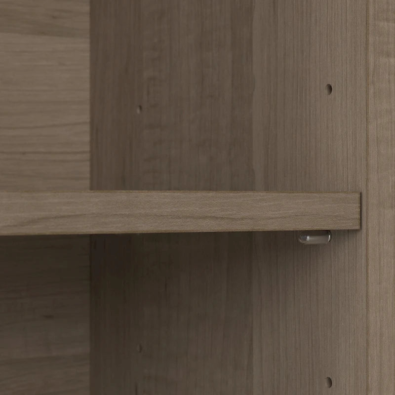 52W Standing Corner Desk with Shelves
