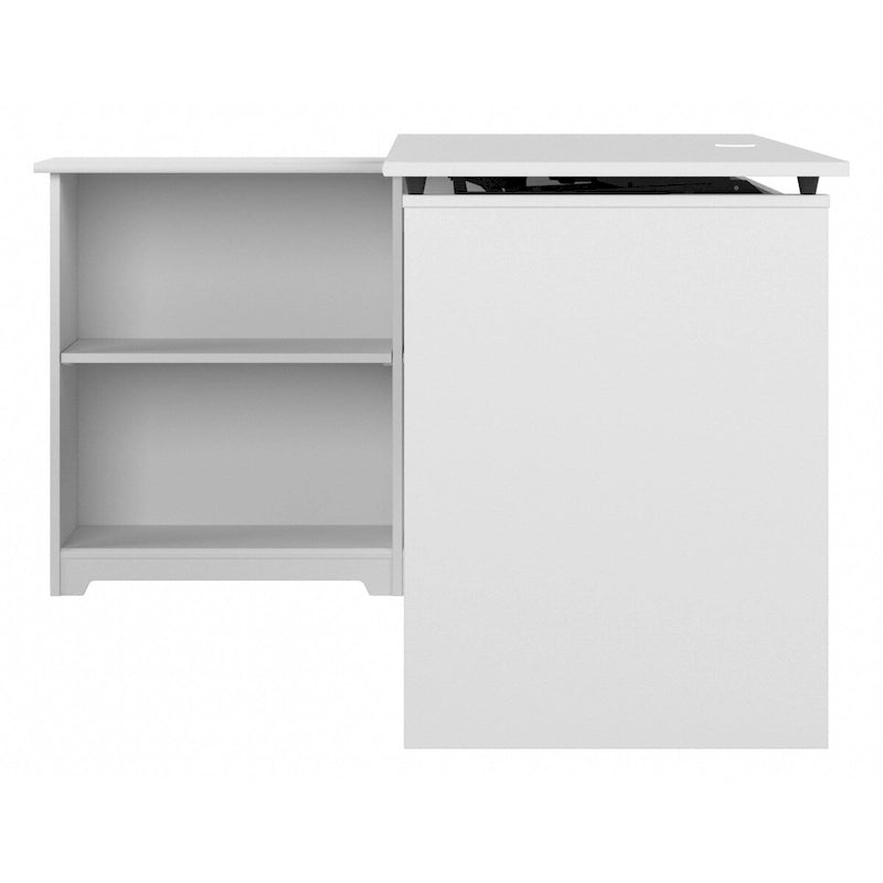 52W Standing Corner Desk with Shelves