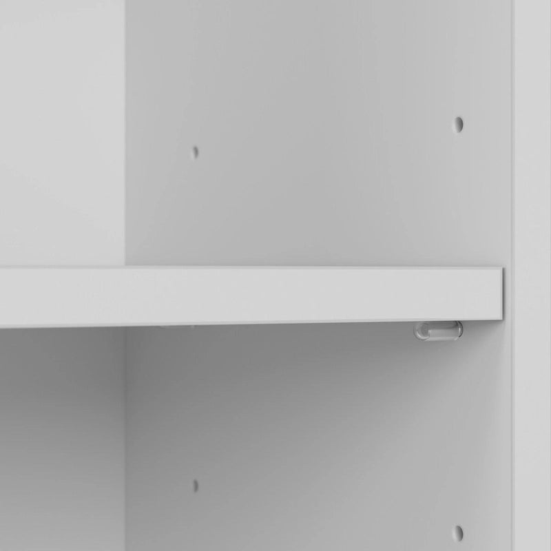 52W Standing Corner Desk with Shelves