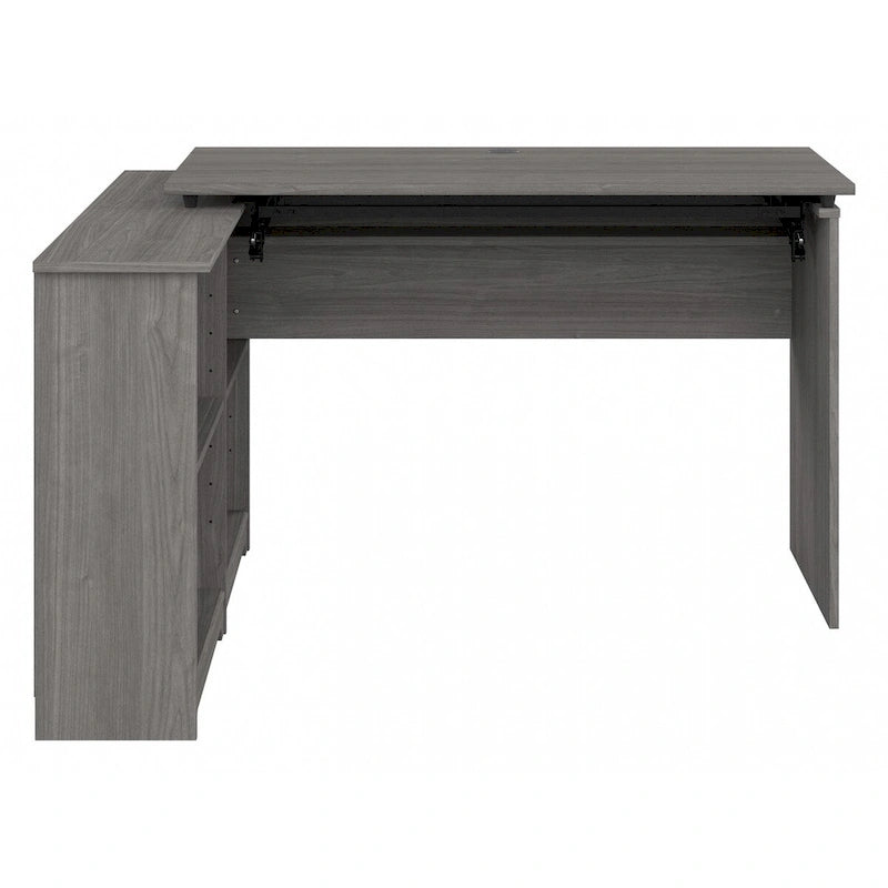 52W Standing Corner Desk with Shelves