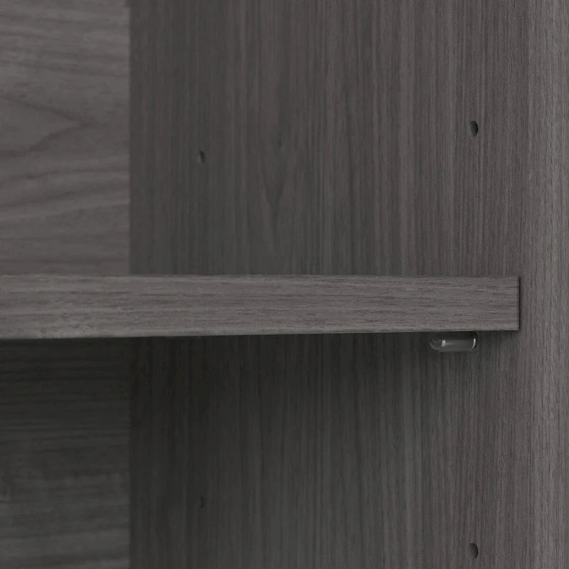 52W Standing Corner Desk with Shelves