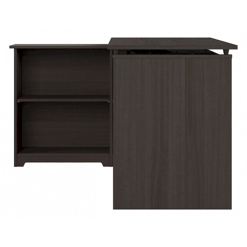 52W Standing Corner Desk with Shelves