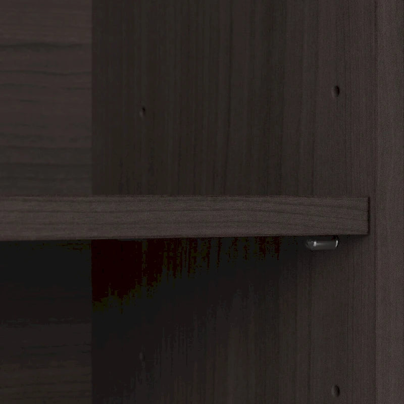 52W Standing Corner Desk with Shelves